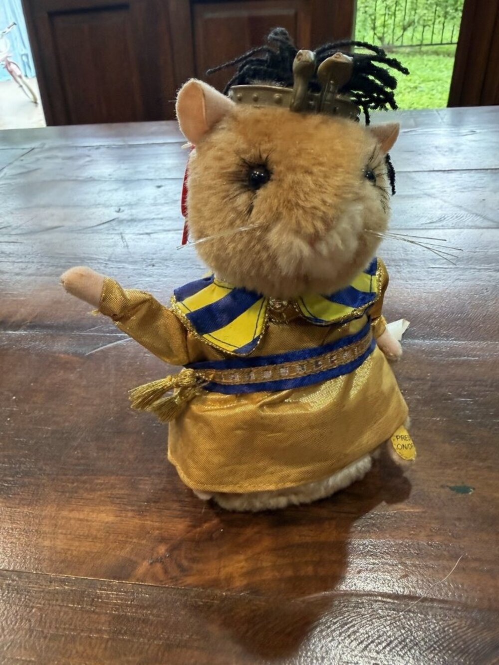 Vintage Dancing Singing Hamster Cleo, Walk Like An Egyptian By Gemmy 7” Tested